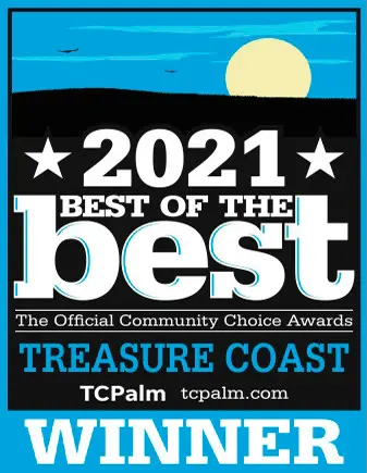 Treasure Coast Winner 2021 - Holt's Reliable Garage Door Achievement